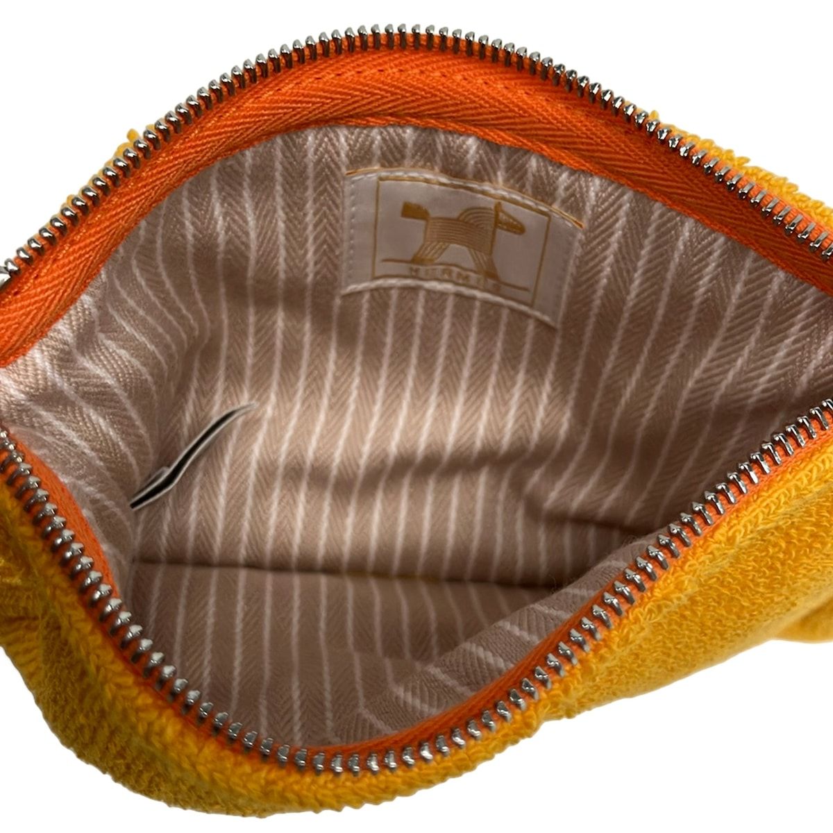 Hermes Pouch Animo Natte Mini Soleil Crab Flat Cotton — view 4