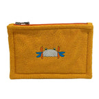 Hermes Pouch Animo Natte Mini Soleil Crab Flat Cotton