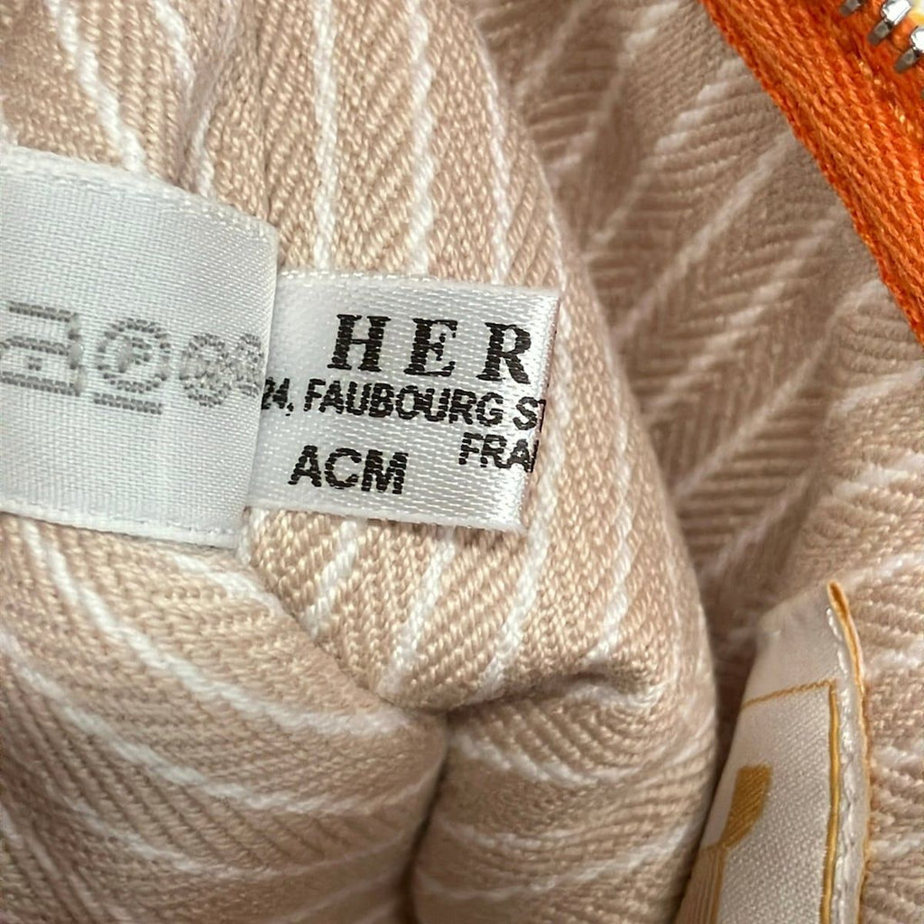 Hermes Pouch Animo Natte Mini Soleil Crab Flat Cotton — view 5