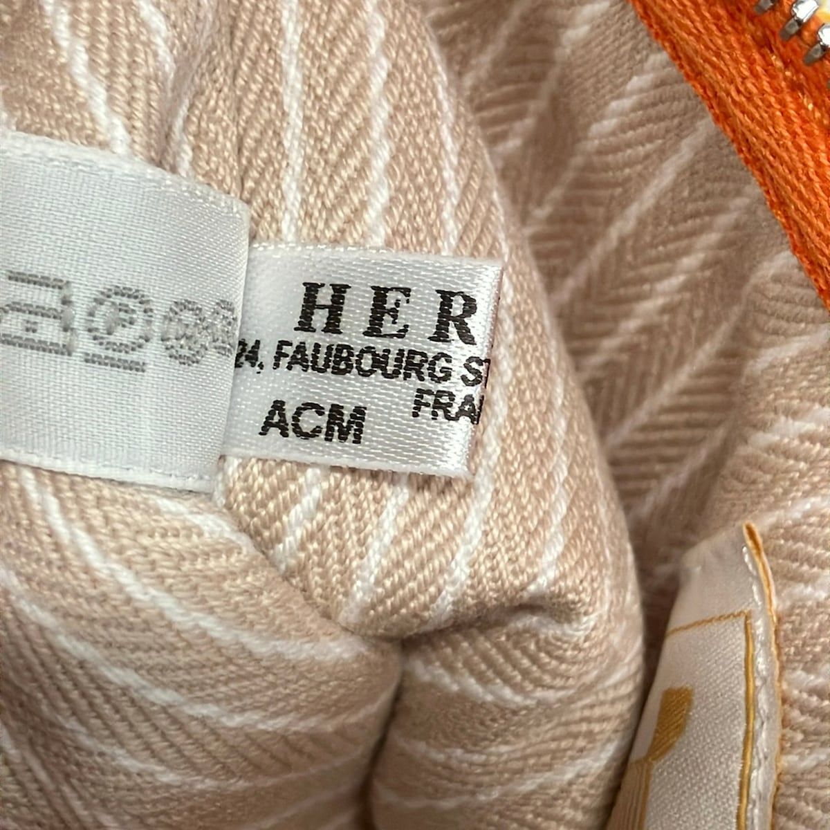 Hermes Pouch Animo Natte Mini Soleil Crab Flat Cotton — view 5