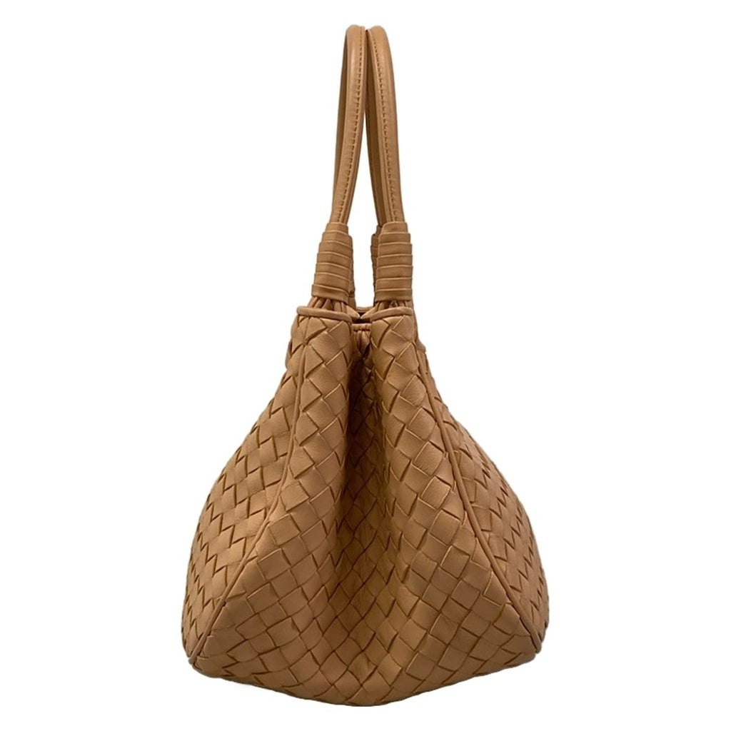 Bottega Veneta Tote Pink Beige Leather — view 2