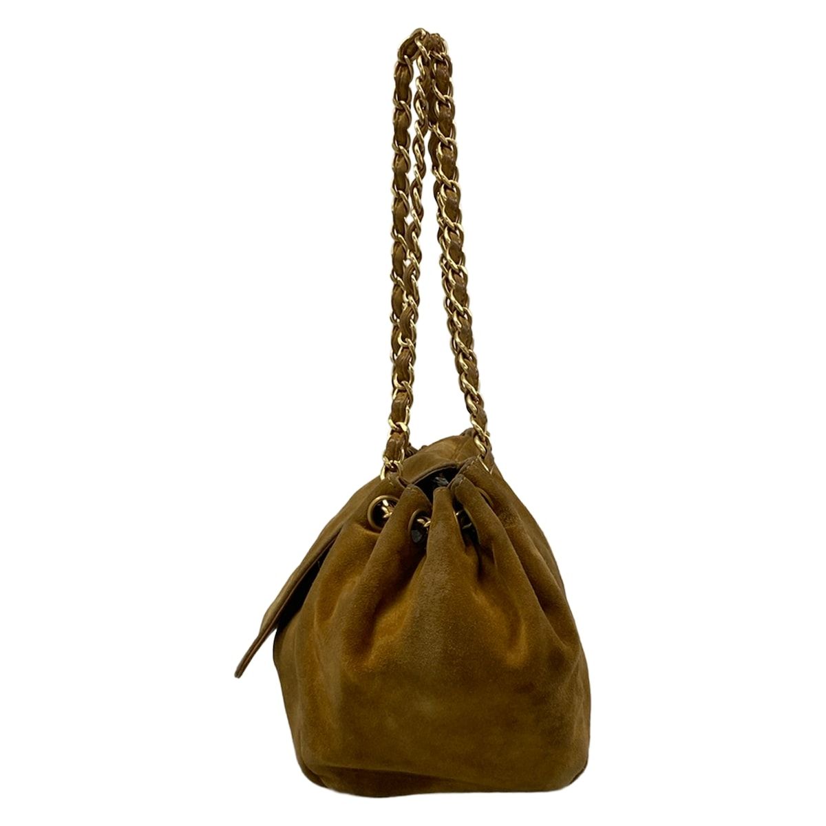 Chanel Shoulder Bag Brown Flap Chain Matt Togo — view 4
