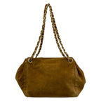 Chanel Shoulder Bag Brown Flap Chain Matt Togo — view 3