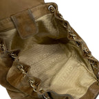 Chanel Shoulder Bag Brown Flap Chain Matt Togo — view 7