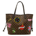 Louis Vuitton Tote Patches Neverfull Ebene Multi