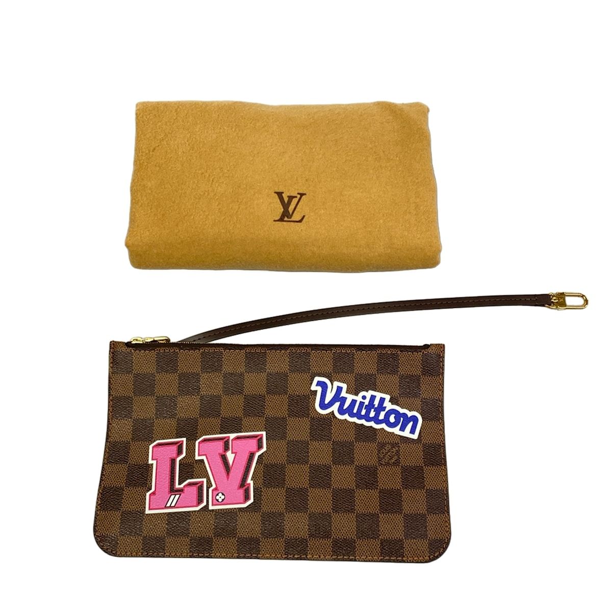 Louis Vuitton Tote Patches Neverfull Ebene Multi — view 8