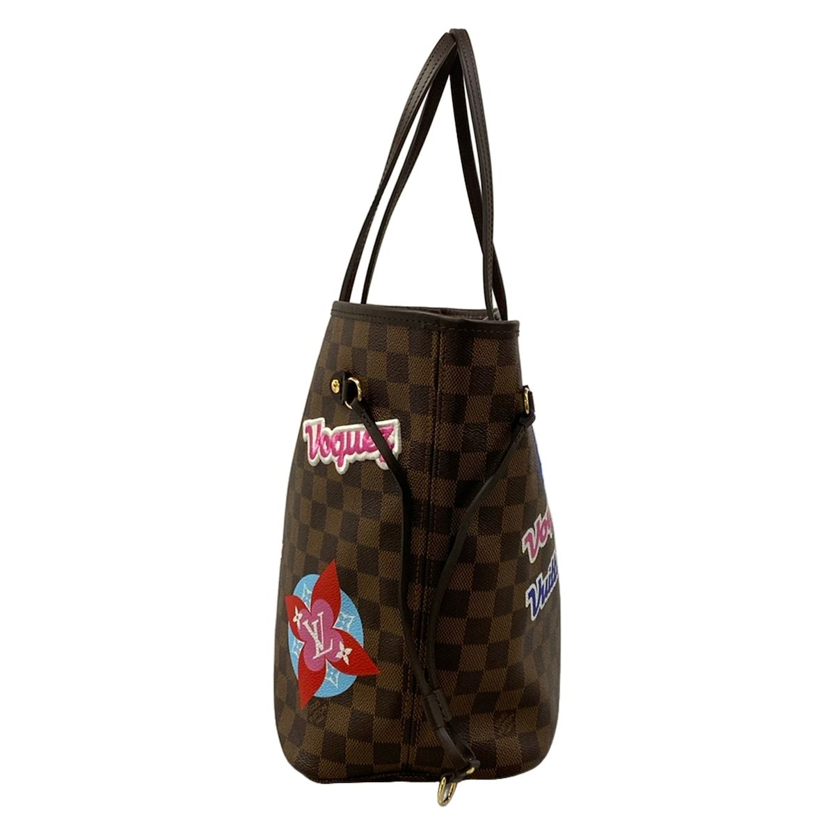 Louis Vuitton Tote Patches Neverfull Ebene Multi — view 4