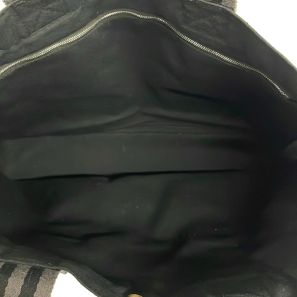 Hermes Tote Fourre Tout Black Gray — view 7