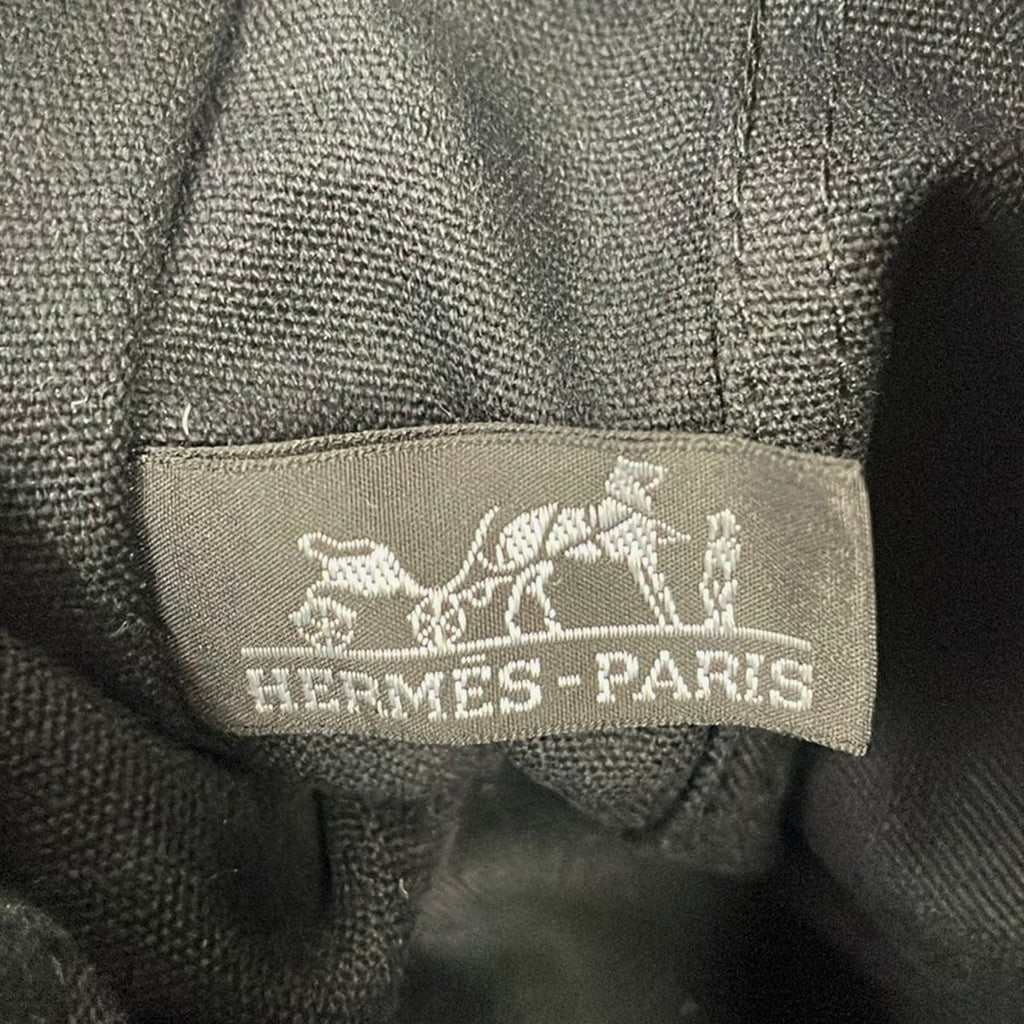 Hermes Tote Fourre Tout Black Gray — view 8