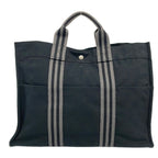 Hermes Tote Fourre Tout Black Gray — view 3