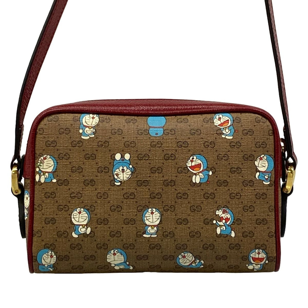 Gucci Shoulder Bag GG Marmont Micro Beige Bordeaux Multi Doraemon Fujiko Fujio — view 3