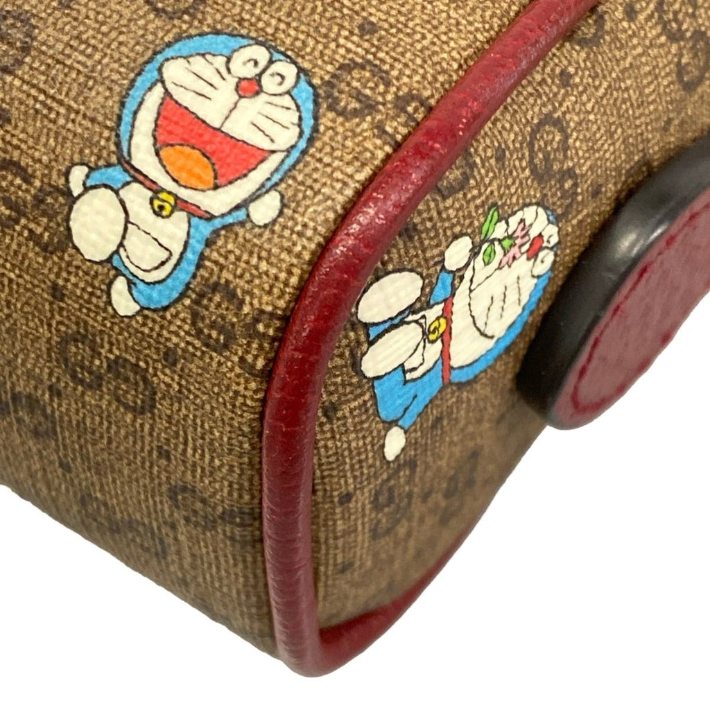 Gucci Shoulder Bag GG Marmont Micro Beige Bordeaux Multi Doraemon Fujiko Fujio — view 6