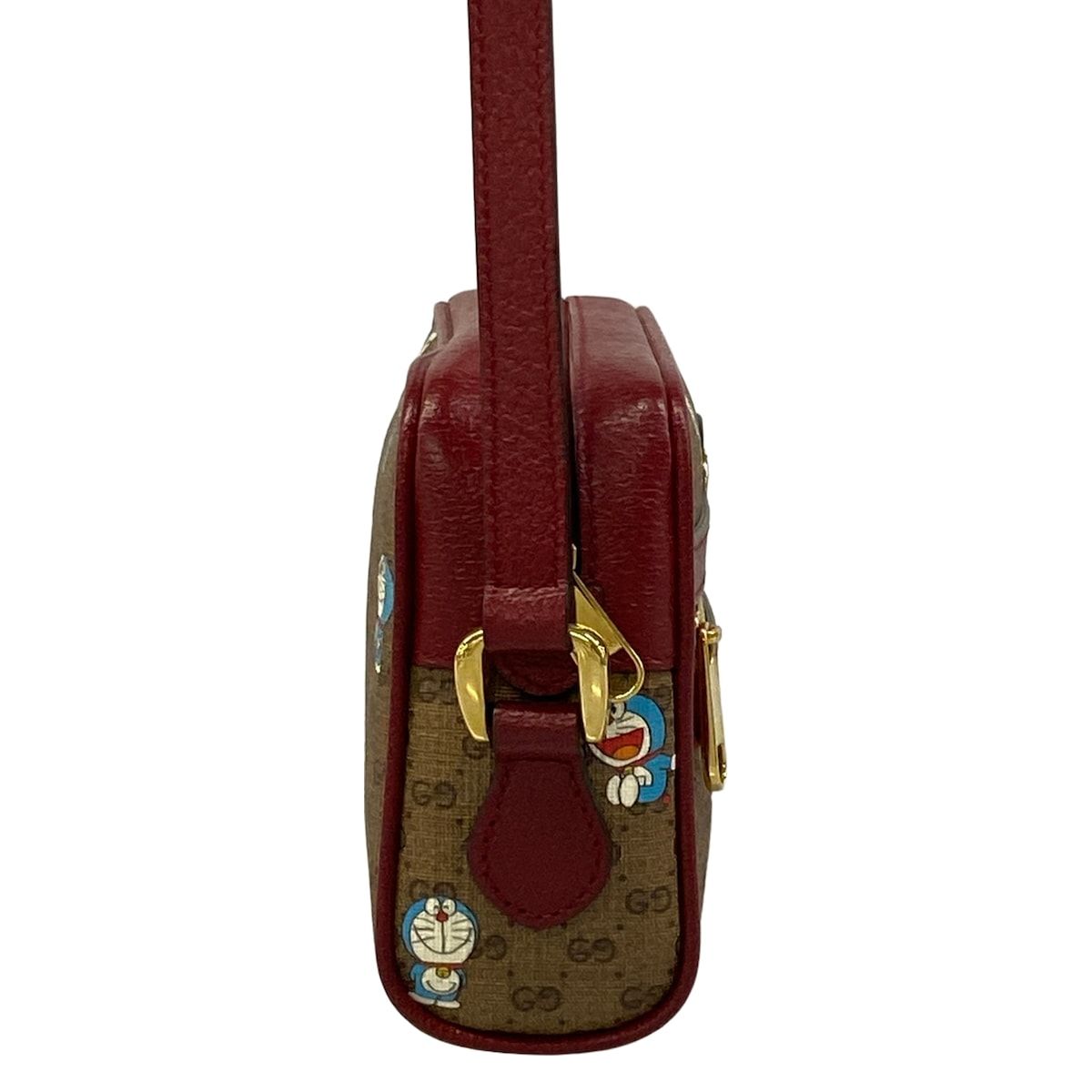 Gucci Shoulder Bag GG Marmont Micro Beige Bordeaux Multi Doraemon Fujiko Fujio — view 2