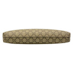 Gucci Shoulder Bag GG Supreme Interlocking Beige Dark Brown Leather — view 5