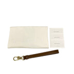 Gucci Shoulder Bag GG Supreme Interlocking Beige Dark Brown Leather — view 8