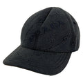 Prada Cap L Dark Gray Cotton Leather