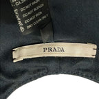 Prada Cap L Dark Gray Cotton Leather — view 5