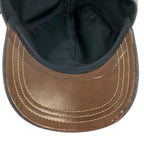 Prada Cap L Dark Gray Cotton Leather — view 9