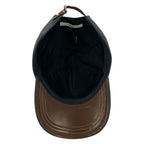Prada Cap L Dark Gray Cotton Leather — view 4