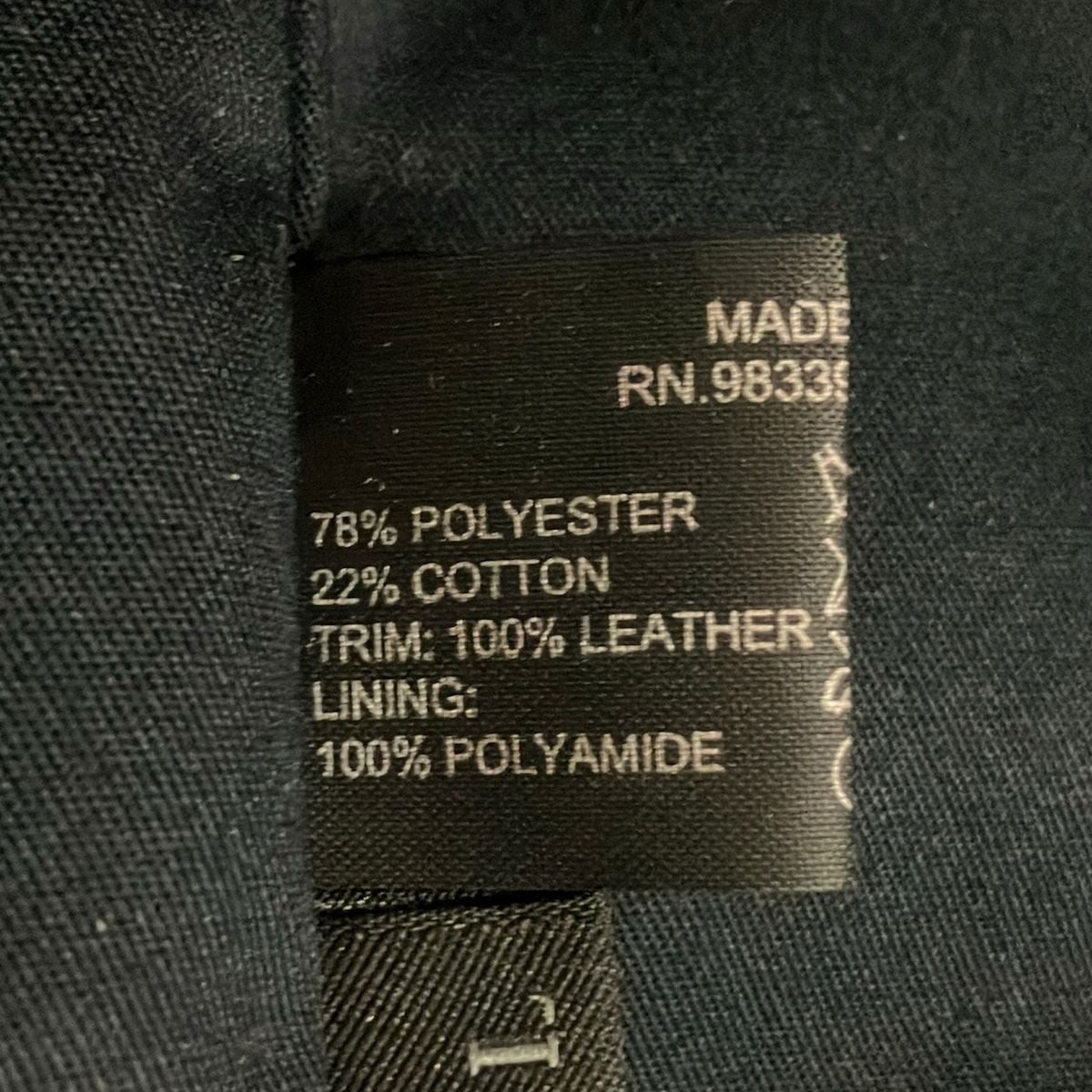 Prada Cap L Dark Gray Cotton Leather — view 6