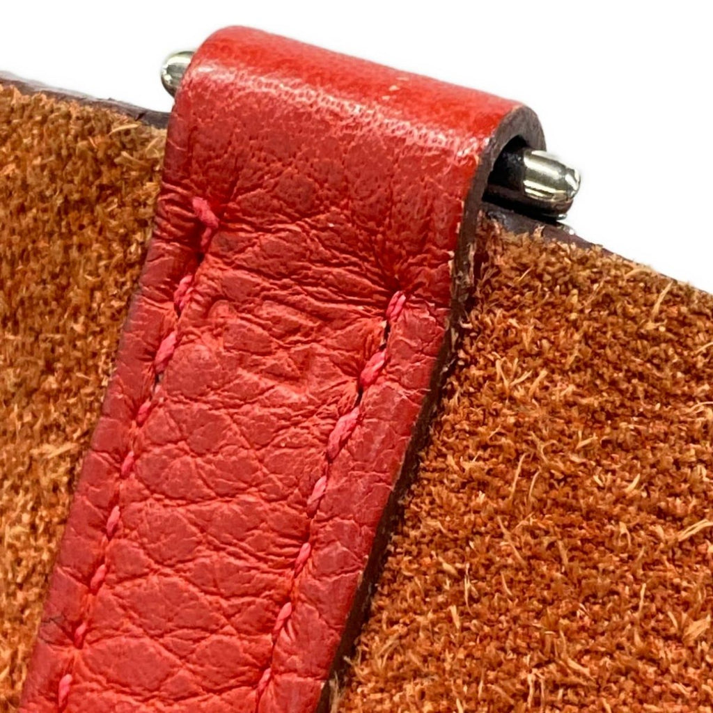 Hermes Handbag Picotin PM Rouge Garance Silver — view 9