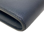 Hermes Wallet Constance Long Dark Navy Gold — view 7