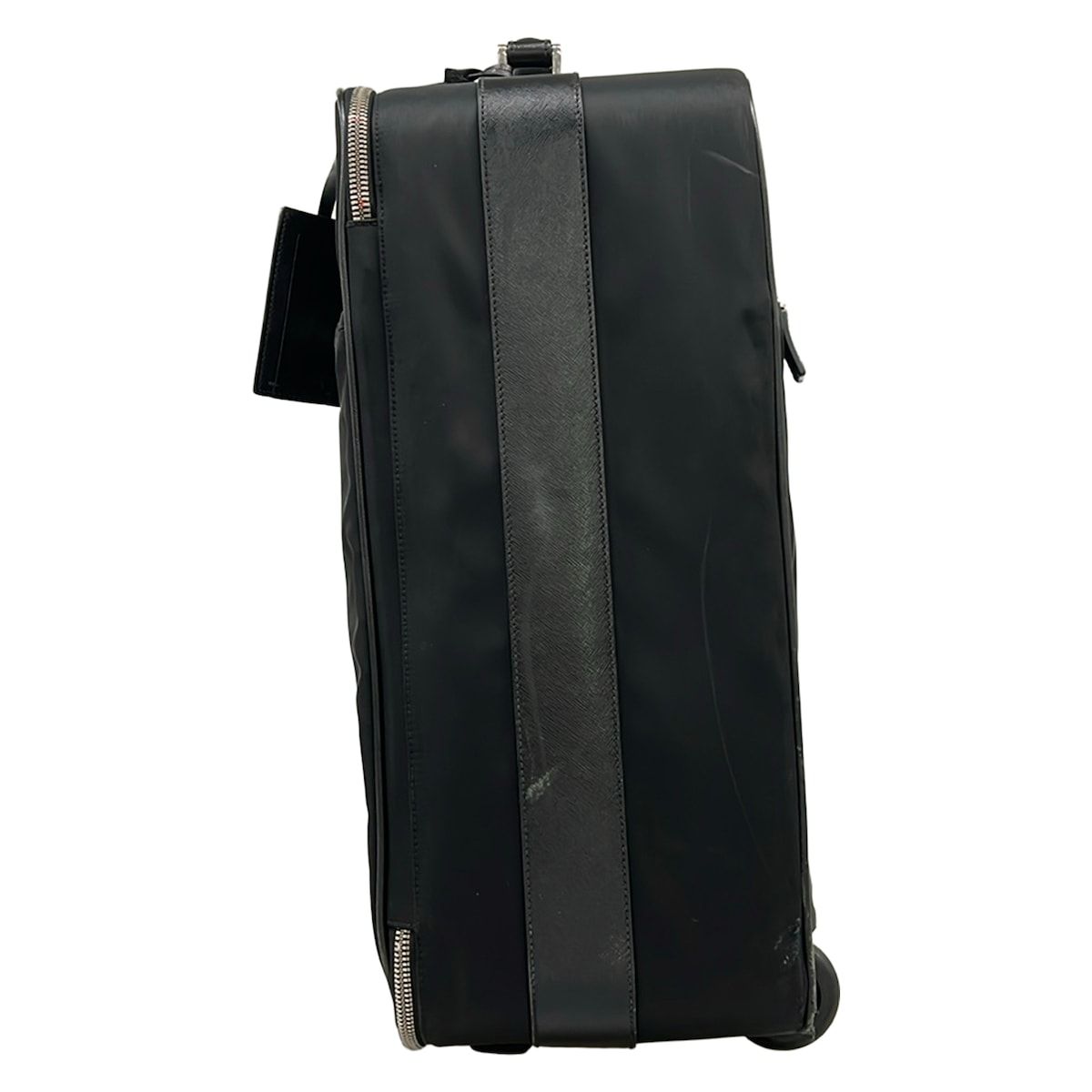 Prada Travel Bag Black Diamond No Lock Leather — view 4