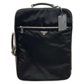 Prada Travel Bag Black Diamond No Lock Leather