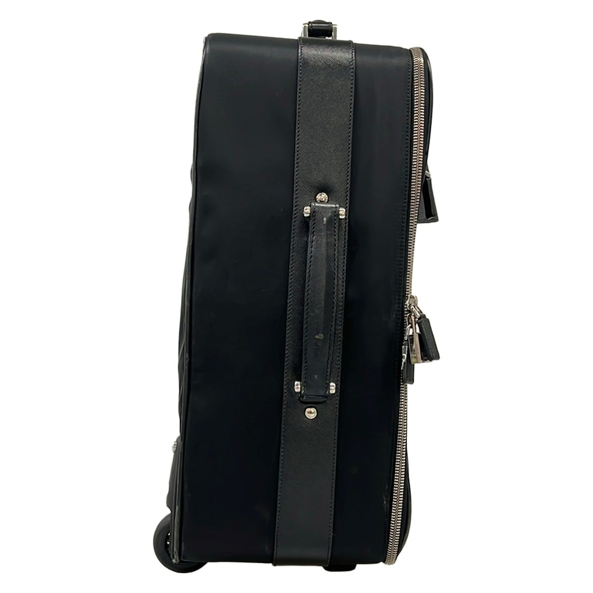 Prada Travel Bag Black Diamond No Lock Leather — view 2