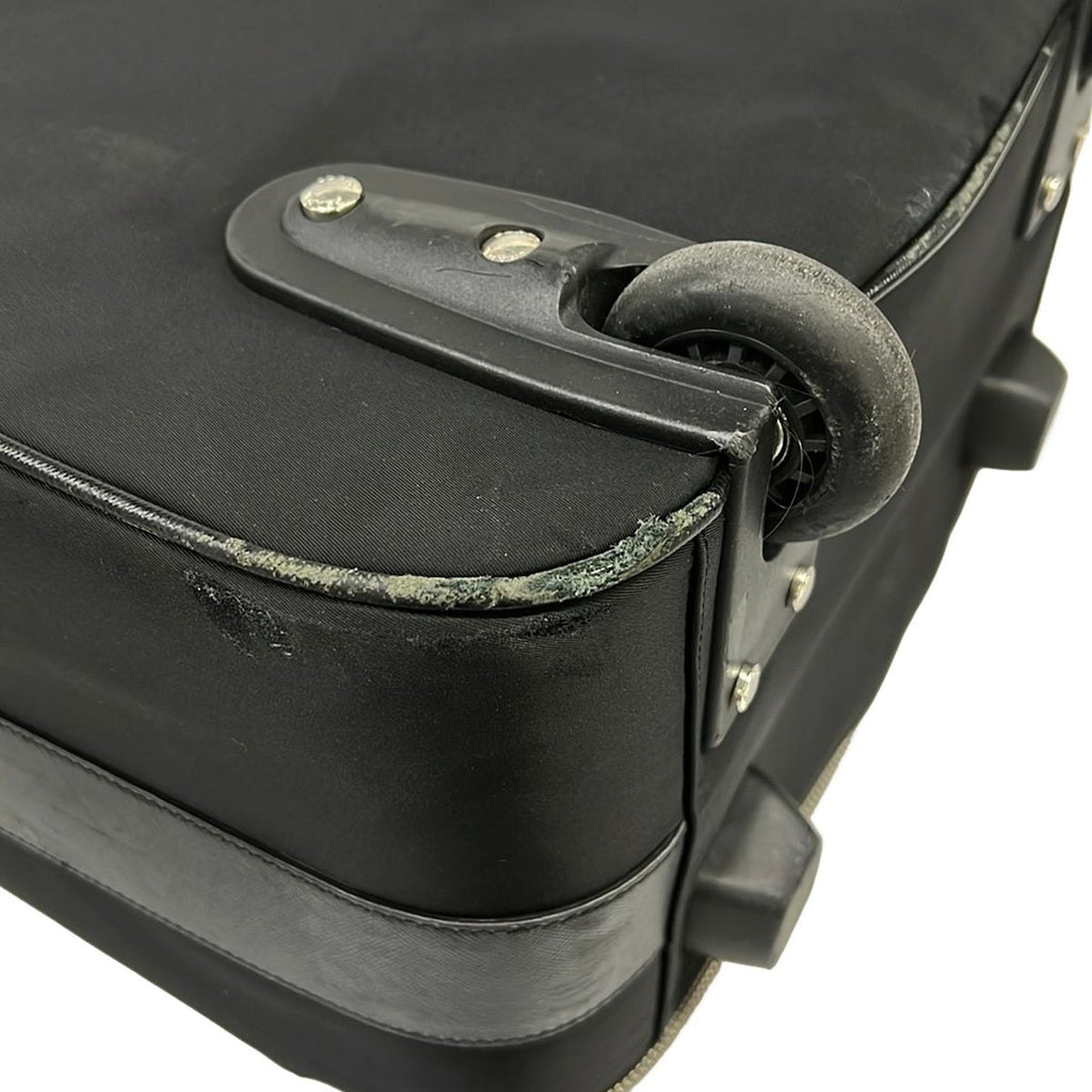 Prada Travel Bag Black Diamond No Lock Leather — view 6