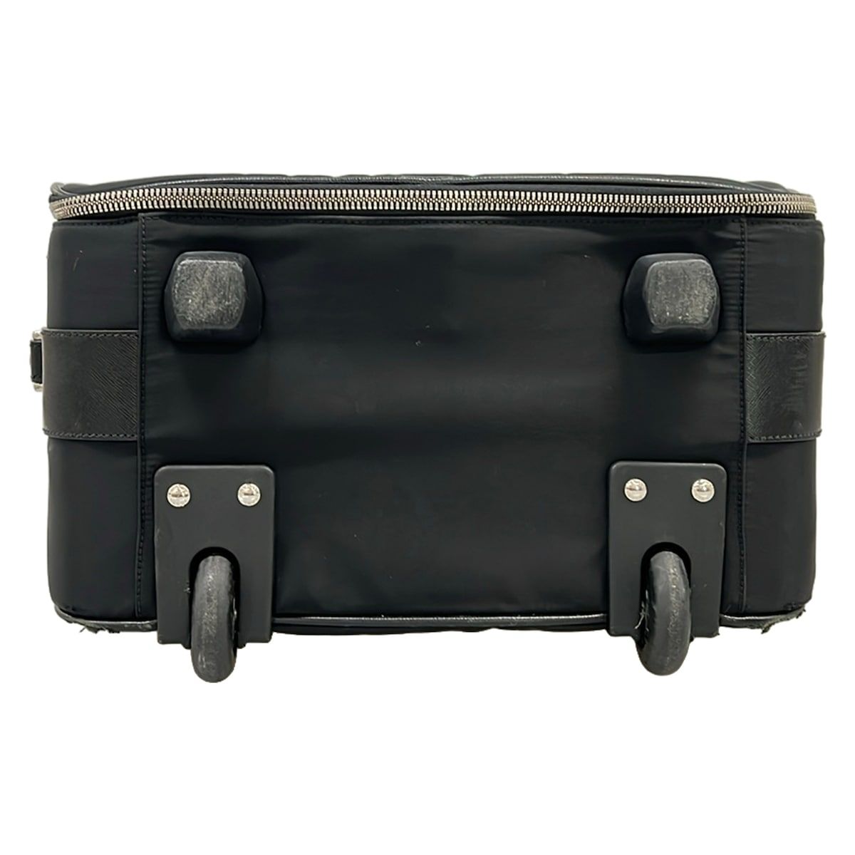 Prada Travel Bag Black Diamond No Lock Leather — view 5