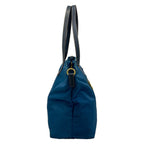 Prada Shoulder Bag Navy Blue Leather — view 2