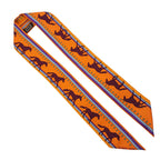 Hermes Sequences Horse Print Silk Scarf — view 4