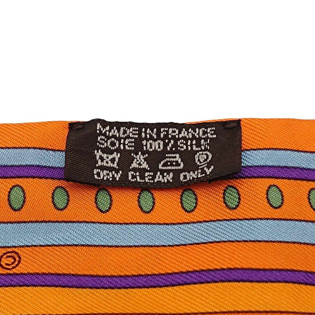 Hermes Sequences Horse Print Silk Scarf — view 6