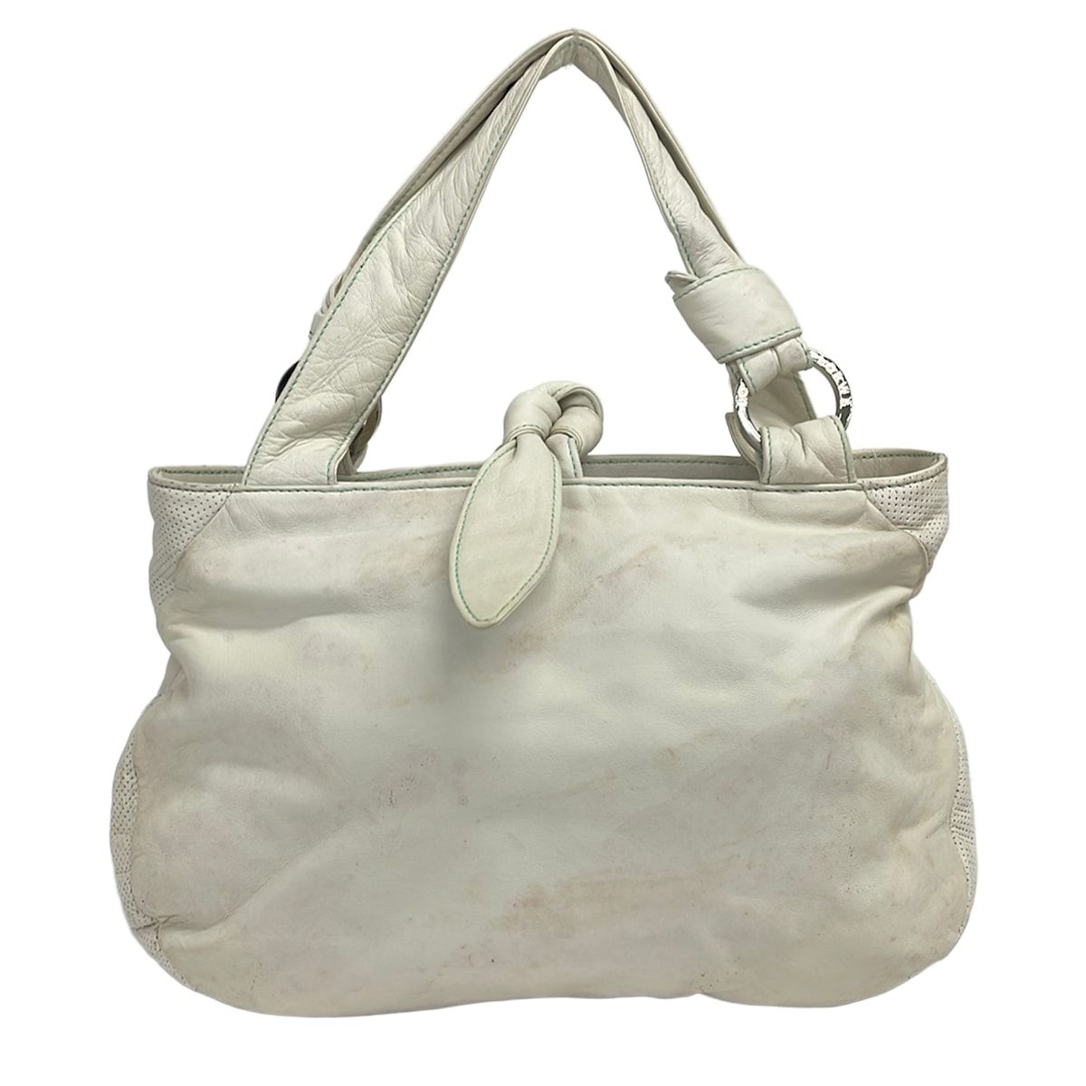 Loewe Handbag White Leather — view 3
