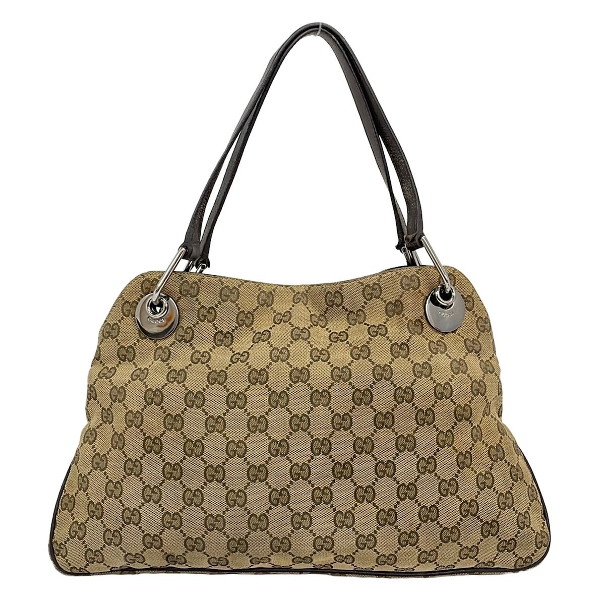 Gucci Tote Eclipse Beige Brown Leather — view 3