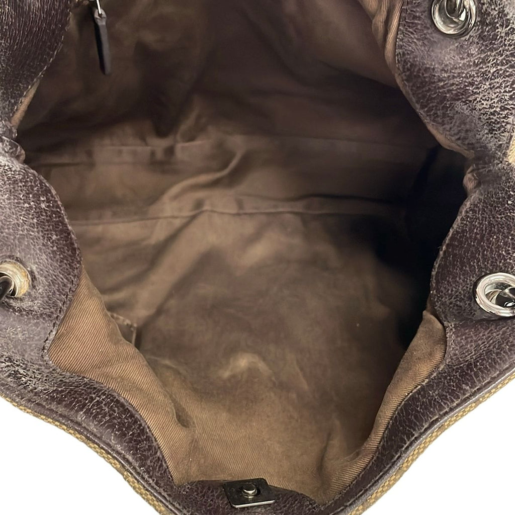 Gucci Tote Eclipse Beige Brown Leather — view 7