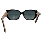Dior Sunglasses Gruhd Black Pink Leather Eyewear — view 3