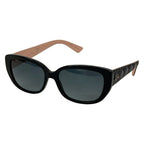 Dior Sunglasses Gruhd Black Pink Leather Eyewear