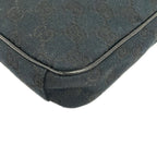 Gucci Shoulder Bag GG Pattern Black Leather — view 6