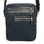 Gucci Shoulder Bag GG Pattern Black Leather — view 3
