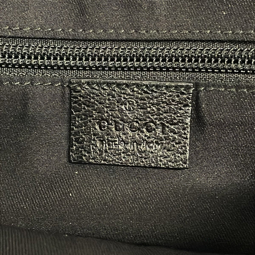 Gucci Shoulder Bag GG Pattern Black Leather — view 8