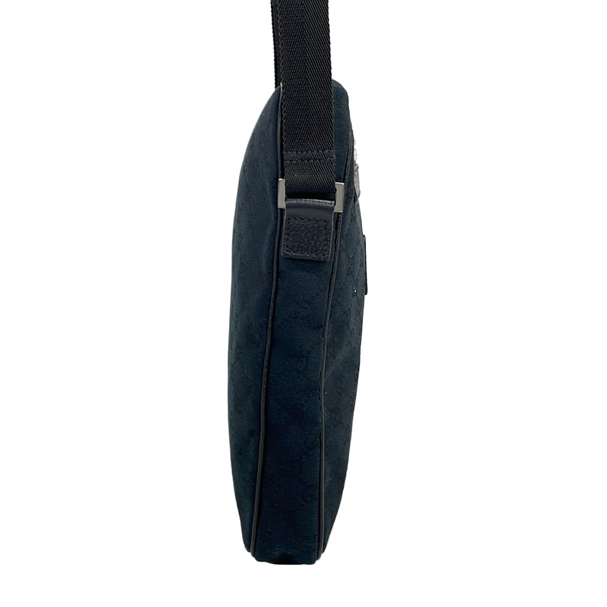 Gucci Shoulder Bag GG Pattern Black Leather — view 2