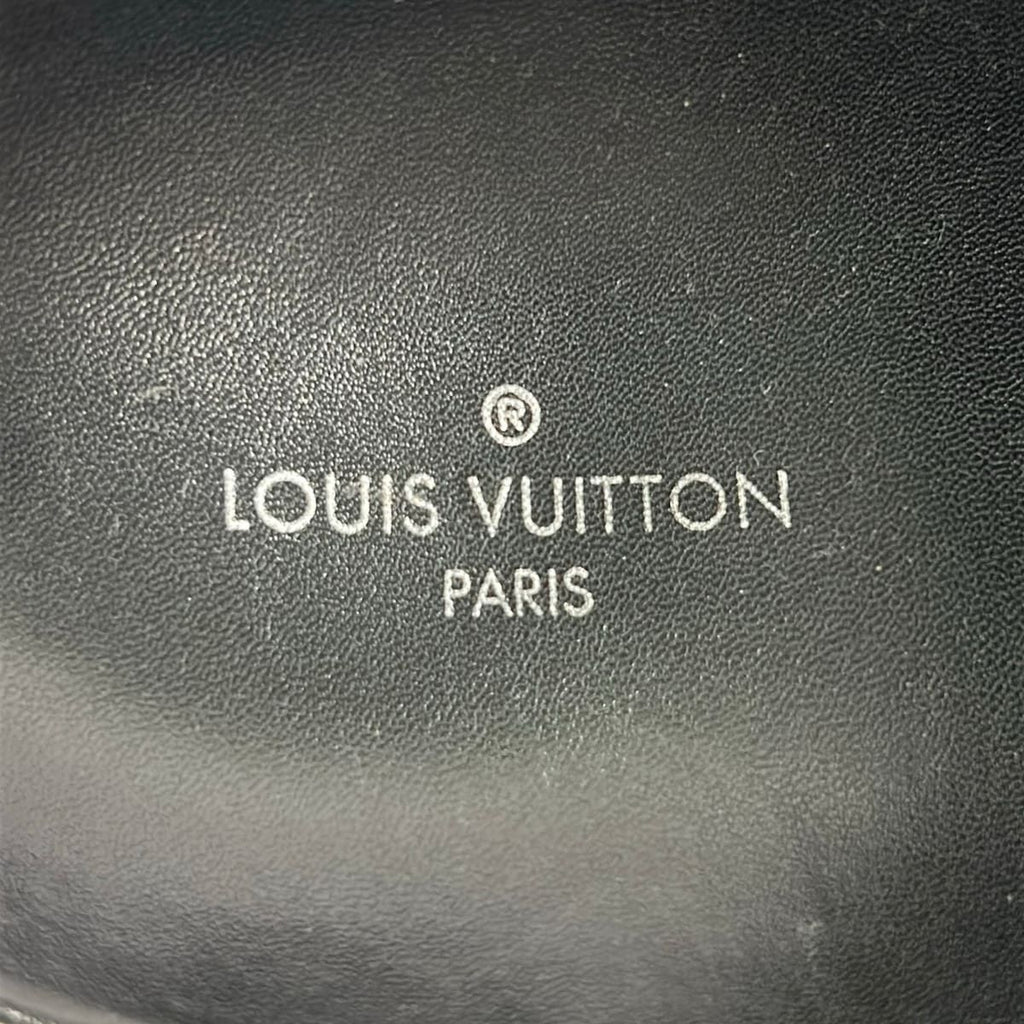 Louis Vuitton Mules 35 Bondia Line Beige Black Leopard Print — view 5
