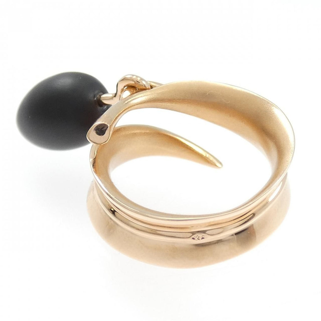Hermes Obsidian Ring Gold — view 3