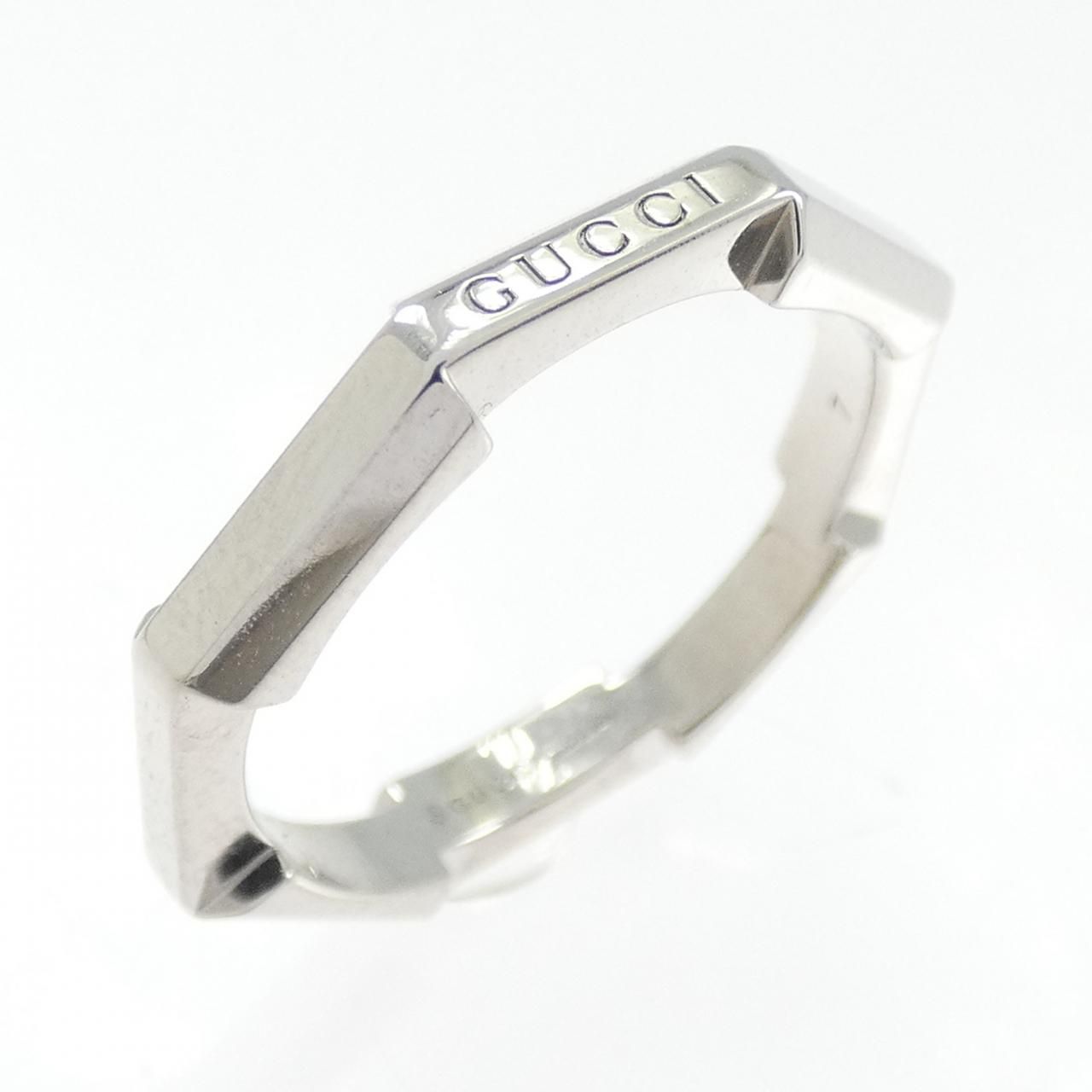 Gucci Mirror Ring White Gold
