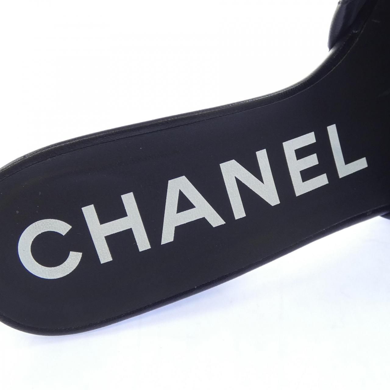 Chanel Sandals Black — view 6