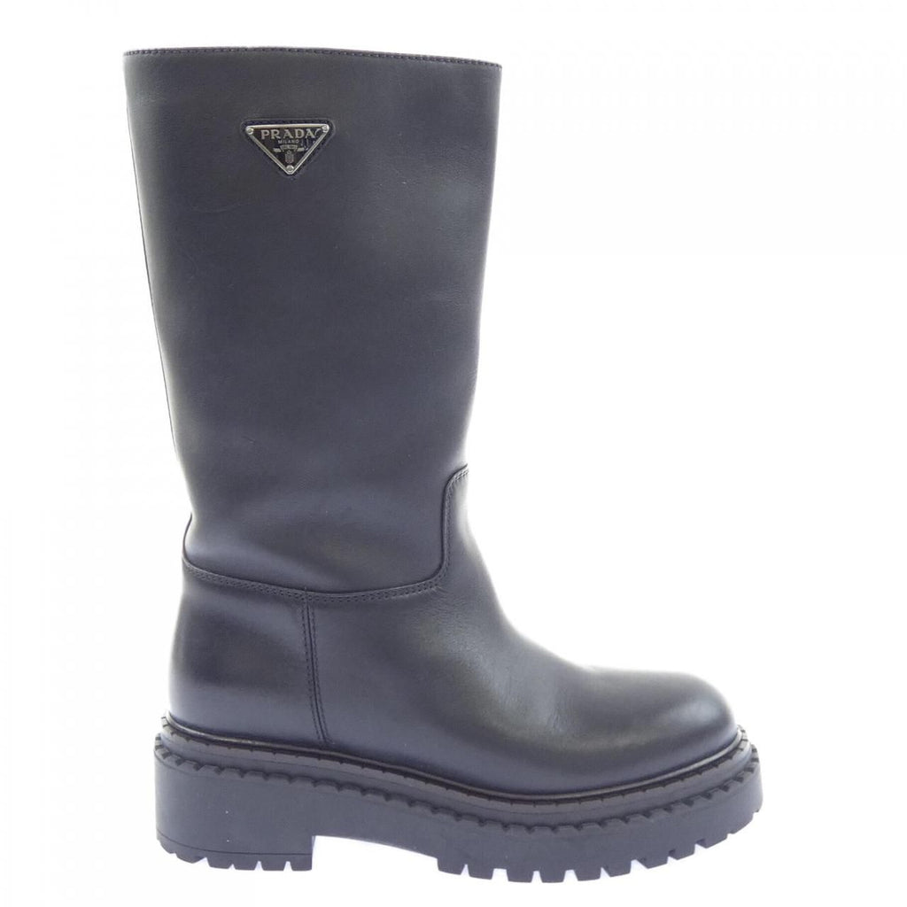 Prada Triangle Logo Long Boots