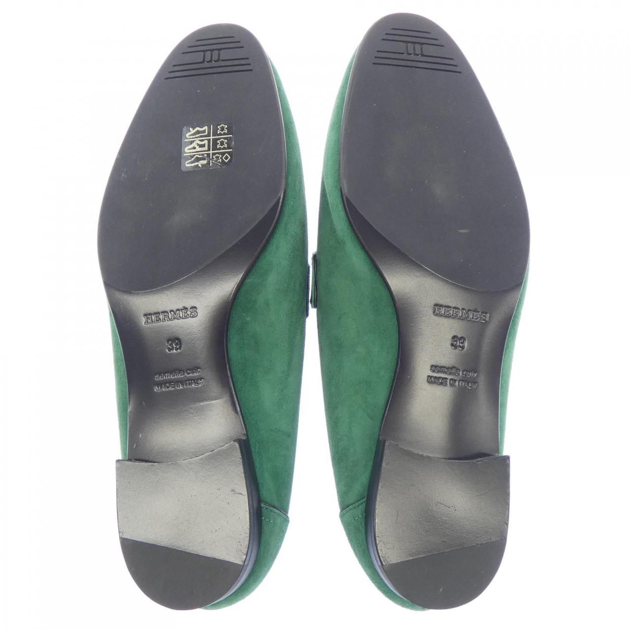 Hermes Paris Sneakers Green — view 4