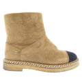 Chanel Short Boots Beige